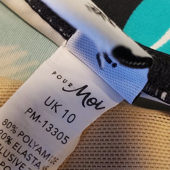 pack of 2 bikinis "Pour Moi UK" Havana Breeze and Sea Breeze 34E/10uk - Picture 6 of 16